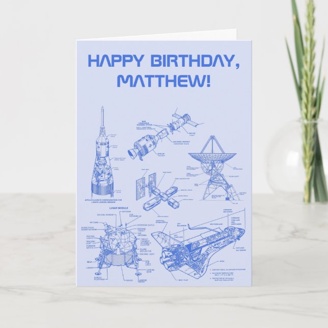 Tarjeta Astronautas de exploración del espacio ultraterres (Anverso)