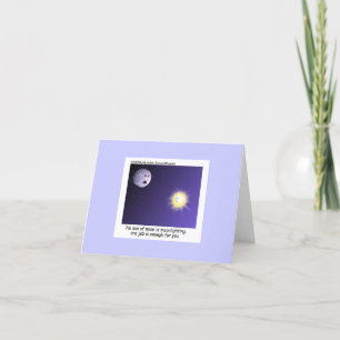 Tarjeta Astronomía Trabajo Nocturno Dibujo Animado En Tarj