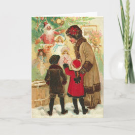 Tarjeta At The Toy Store Window