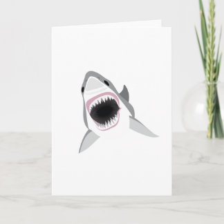 Tarjeta Ataque a tiburones - Cometa del gran tiburón blanc