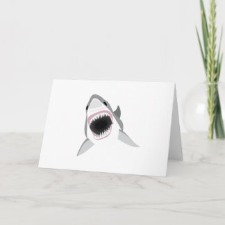 Tarjeta Ataque a tiburones - Cometa del gran tiburón blanc