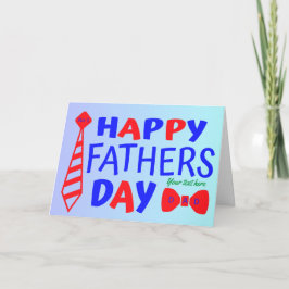 Tarjeta Ataque personalizado feliz del día del padre