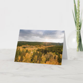 Tarjeta Atardecer de Aspen