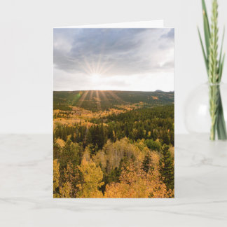 Tarjeta Atardecer de Aspen