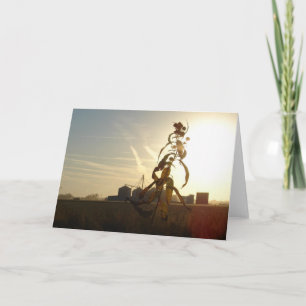 Tarjeta Atardecer en el sol matutino, Iowa