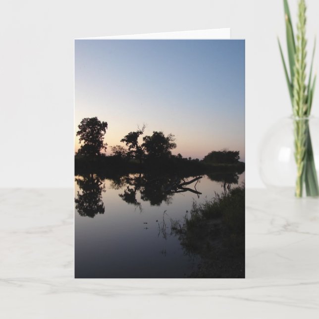 Tarjeta Atardecer en Horseshoe Bend (Anverso)