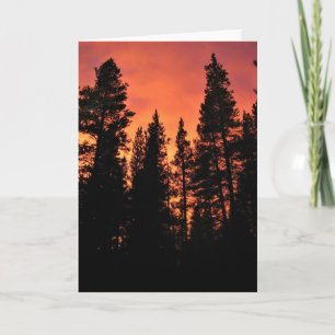Tarjeta Atardecer en Tuolumne Meadows, Yosemite, CA