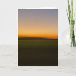 Tarjeta Atardecer mientras pasaba por el sur de Illinois