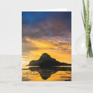 Tarjeta Atardecer sobre el archipiélago de Bacuit