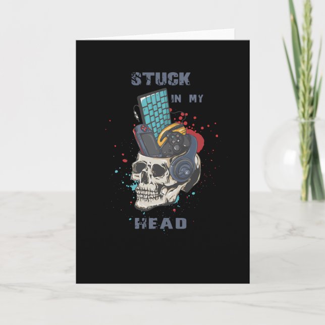 Tarjeta Atascado en mi cabeza (Anverso)