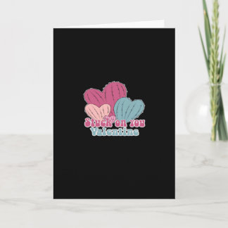 Tarjeta Atascado en ti, San Valentín, divertido cactus, di
