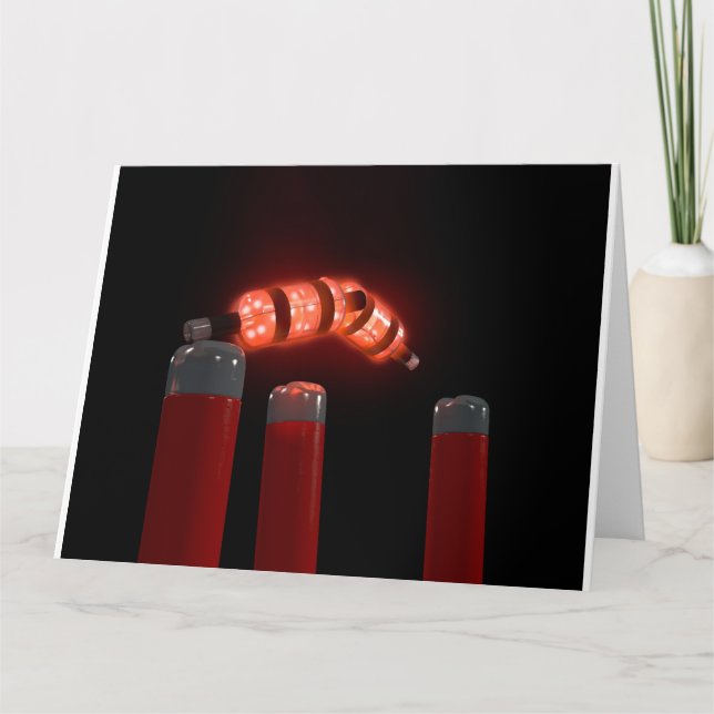 Tarjeta Atascos de críquet iluminados (Anverso)