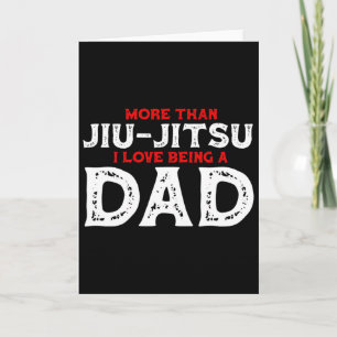 Tarjeta Atención Puedo Jiu Jitsu Luchador Judo Arte Marcia