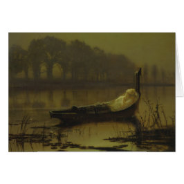 Tarjeta Atkinson Grimshaw Lady de Shalott CC0536