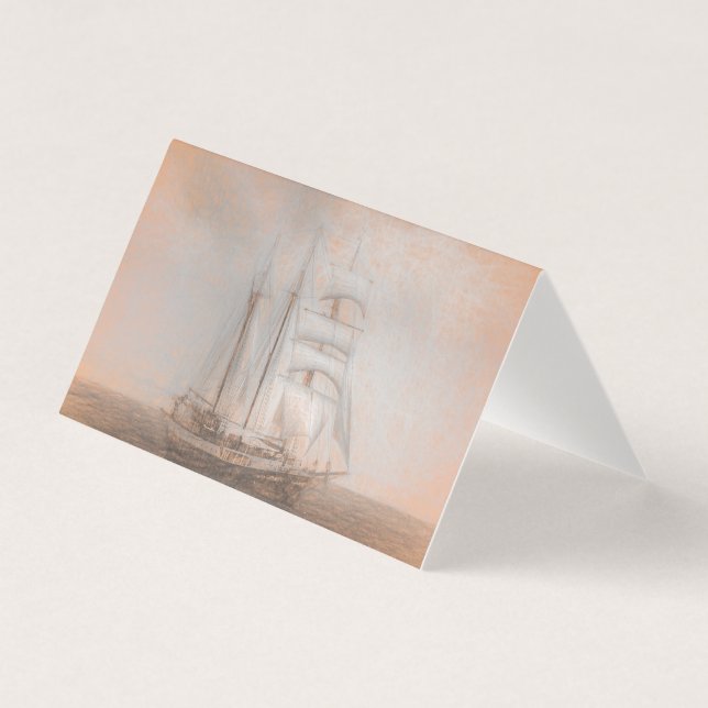Tarjeta Atlantis Sailing Ship da Vinci (Anverso)