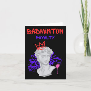 Tarjeta Atleta campeona de la estatua griega de la realeza