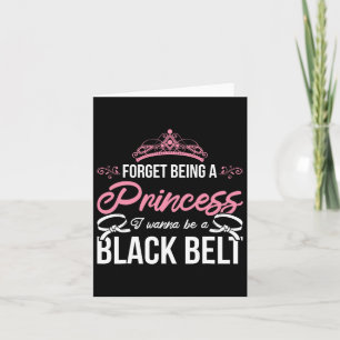 Tarjeta Atleta Karate Chica Esparring Black Belt Women Gif