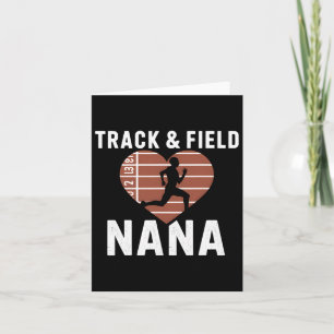 Tarjeta Atletismo Nana Abuela Orgullosa Atleta Madres