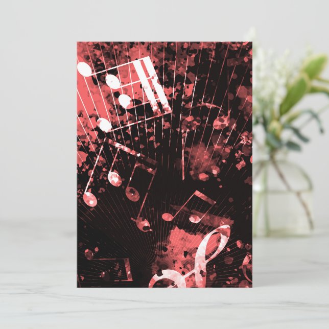 Tarjeta Atmósfera musical 4 (Anverso de pie)