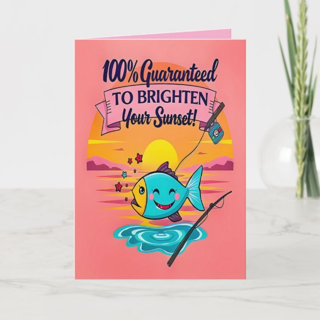Tarjeta ¡Atrapa un año nuevo brillante! Cumpleaños (Anverso)