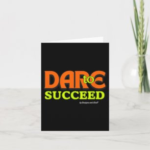 Tarjeta Atrévase Al Éxito - Inspiración Motivacional De Ci