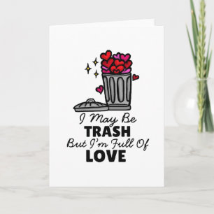 Tarjeta Atributo de San Valentín divertido y lindo de basu