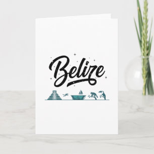 Tarjeta Atuendos de viaje de vacaciones de la silueta de B