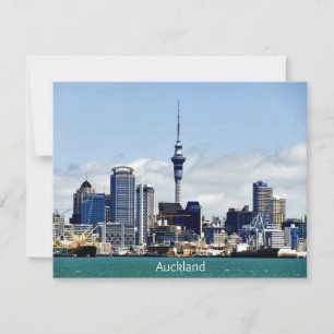 Tarjeta Auckland Skyline