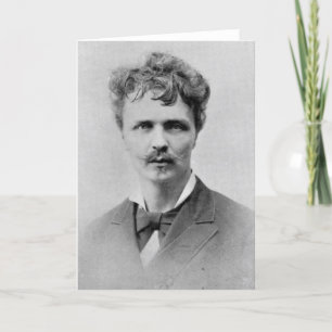 Tarjeta August Strindberg, el 1 de enero de 1884
