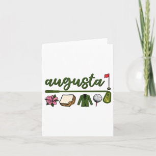 Tarjeta Augusta Georgia, Azalea, Golf, Queso Pimento, Jac