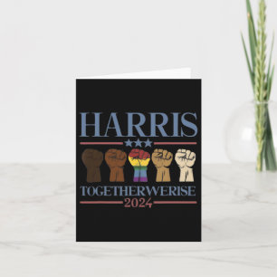 Tarjeta Aumentamos - Kamala Harris 2024 Lgbt