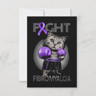 Tarjeta Aumentar la conciencia sobre la fibromialgia