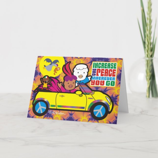Tarjeta Aumentar La Paz Donde Vayan (Anverso)
