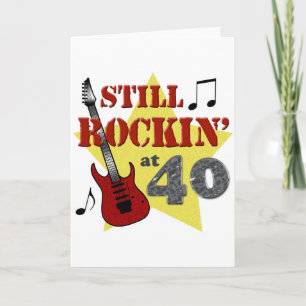 Tarjeta Aún tocando rock a los 40