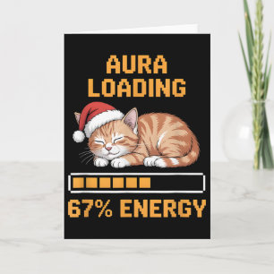 Tarjeta Aura de gato cargando 67 por ciento de energía div