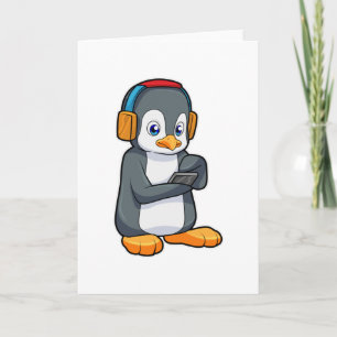 Tarjeta Auriculares Penguin Music