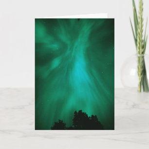 Tarjeta Aurora boreal nocturna   Ontario, Canadá