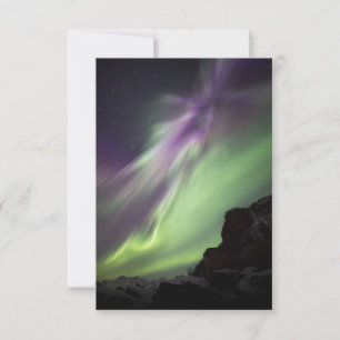 Tarjeta Aurora Borealis Noruega