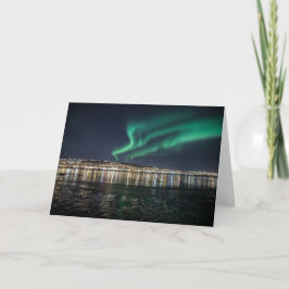 Tarjeta Aurora Borealis Tromso