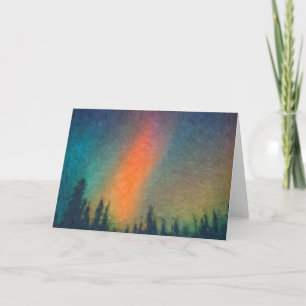 Tarjeta Aurora Borealis Van Gogh