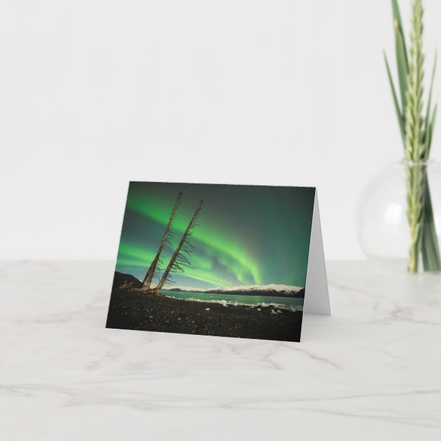 Tarjeta Aurora del árbol de inclinación (Anverso)