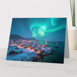 Tarjeta Aurora Naturaleza Paisaje al aire libre Tranquilo
