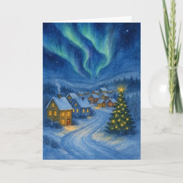 Tarjeta Aurora Navidades Village Card (Anverso)