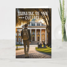 Ausente en la universidad pensando en usted, estud