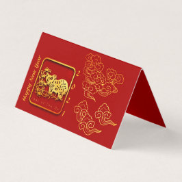 Tarjeta Auspicious Clouds Chinese New Year OX 2021 pack FC