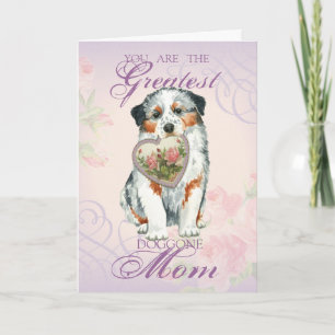 Tarjeta Aussie Heart Mom
