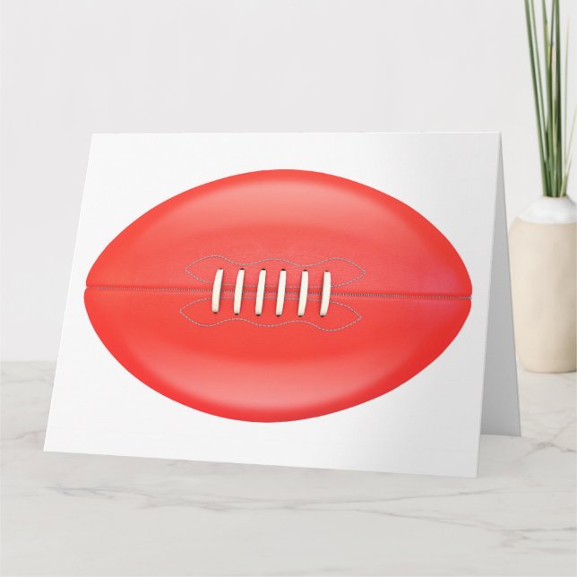 Tarjeta Aussie Rules Ball (Anverso)