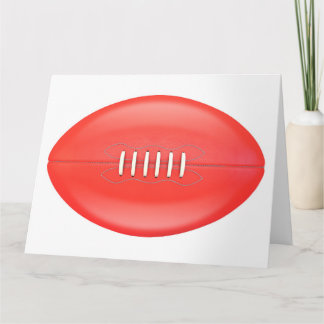 Tarjeta Aussie Rules Ball
