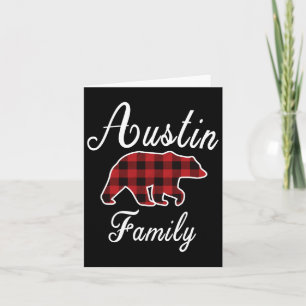 Tarjeta Austin Family: Navidades Pajama