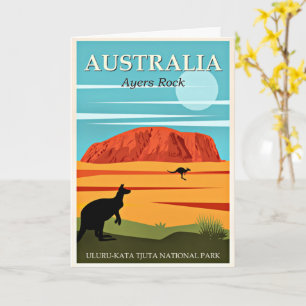 Tarjeta Australia, Ayers Rock,